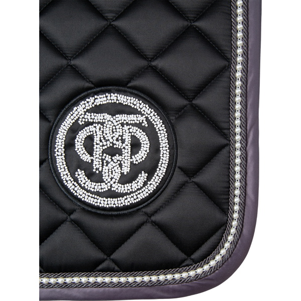 2025 PS of Sweden Pearl Monogram Dressage Saddle Pad 1110-155-990 - Black